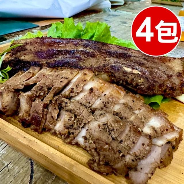 【五星主廚方政裕】台灣鹹豬肉4包組(300g/包 1條/包)