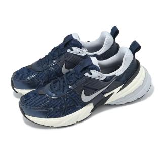【NIKE 耐吉】休閒鞋 V2K RUN 男鞋 女鞋 海軍藍 銀 復古 運動鞋(HJ4497-400)