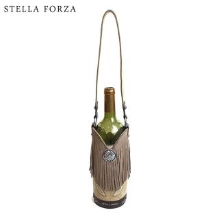 【Stella Forza 本革九號製所】美式圓筒單支紅酒提袋-翠西的水壺(酒袋 紅酒)