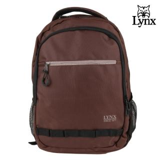 【Lynx】美國山貓運動休閒多隔層機能後背包(咖啡)