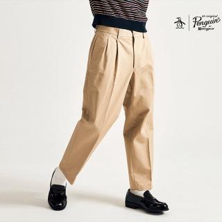 【Munsingwear】企鵝牌 男款淺棕色棉質喀什米爾長褲 MGUP8P03