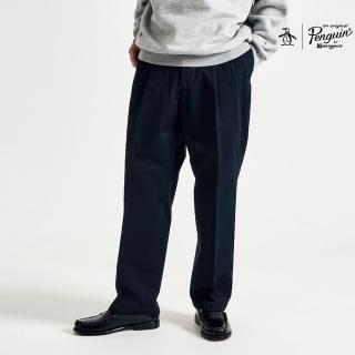 【Munsingwear】企鵝牌 男款深藍色棉質喀什米爾長褲 MGUP8P03