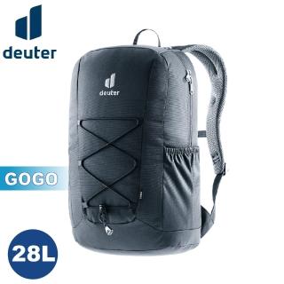 【deuter】28L GOGO休閒旅遊背包《黑》3813224/雙肩後背包/登山包(悠遊山水+)