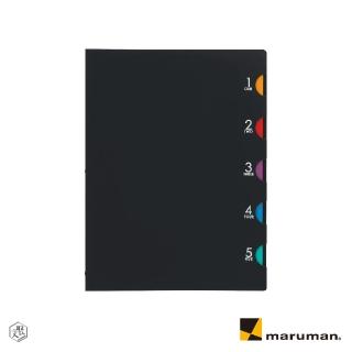 【Maruman】5CHART 30孔夾A4/ 黑(原廠正貨)