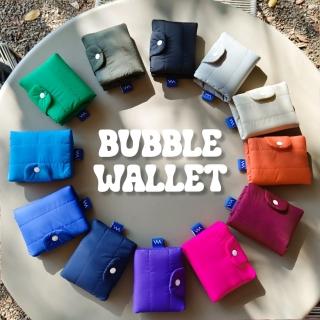 【HUKMUM】泰國設計潮牌HUKMUM Bubble Wallet尼龍防潑水零錢包短夾(口袋皮夾 交換禮物)