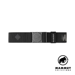 【Mammut 長毛象官方直營】Alpine Belt 輕量編織腰帶 黑色 #1192-00080