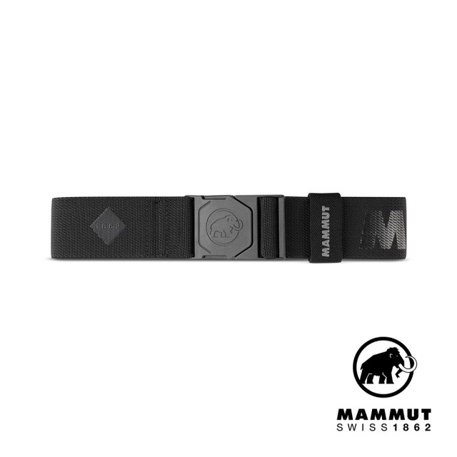 【Mammut 長毛象官方直營】Alpine Belt 輕量編織腰帶 黑色 #1192-00080