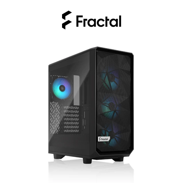 Fractal Design Meshify 2 Compact RGB ATX機殼(標誌性菱角網眼前面板 原廠2年保固)