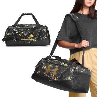 【UNDER ARMOUR】旅行袋 Undeniable 5.0 Duffle Bag 黑金 防潑水 健身包 運動包 UA(1369222008)