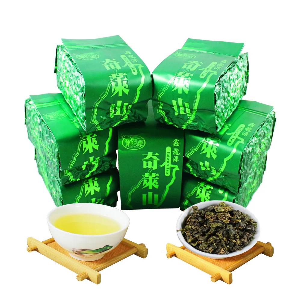 【龍源茶品】奇萊山特選高冷青烏龍茶葉150gx8包(共2斤;附提袋；生青茶；無焙火:無發酵；高山茶)