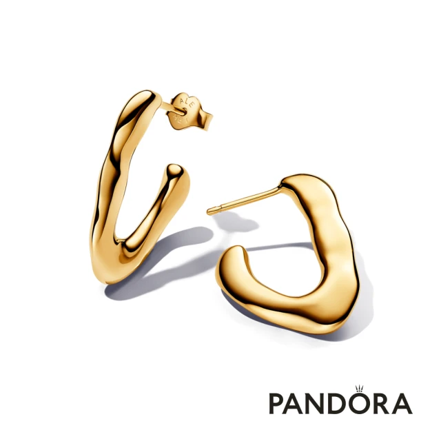 Pandora 官方直營 偏愛之心鑲邊耳環品牌優惠