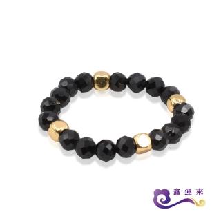 【Selene】切角黑尖晶石戒指