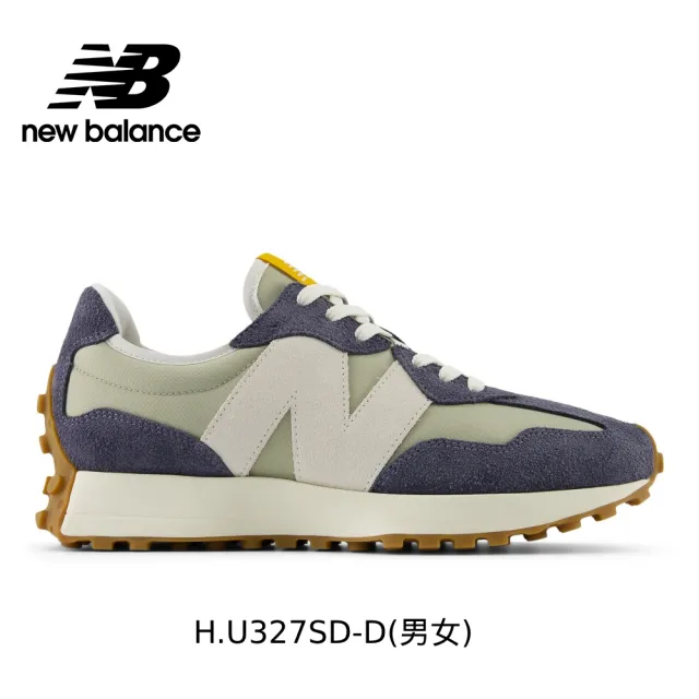 【NEW BALANCE】NB 復古鞋/運動鞋_女性_碳灰色_WS327PL-B_黑芝麻歐蕾(MOMO獨家販售)