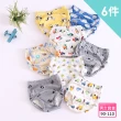 【JoyNa】6件入 學習褲 5層紗嬰兒純棉尿布褲(90碼.100碼.110碼)