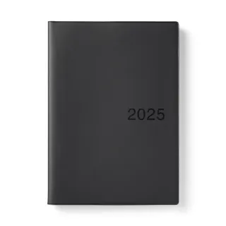 【MUJI 無印良品】月週筆記本/2024年12月開始/深灰.A5