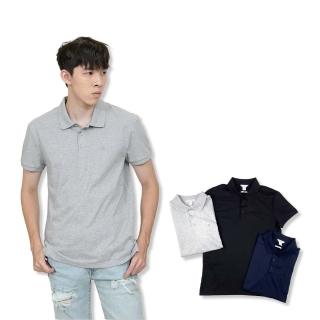 【Calvin Klein 凱文克萊】Calvin Klein polo衫 棉質 刺繡logo 短袖 CK 大尺碼 白色上架(polo衫 短袖)