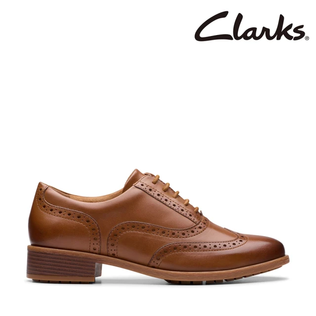 Clarks 女鞋 Havisham Oak 絕對經典布洛克雕花牛津鞋(CLF78714C)