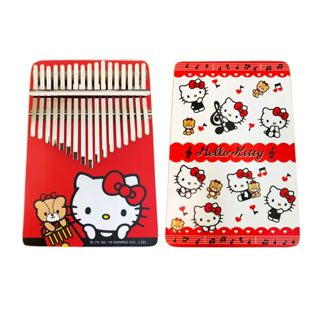 【San-X】買角落小夥伴送 Hello Kitty 雙面彩色 海洋 金色鋼片 Sumikko Gurashi(限量 療癒 拇指琴)