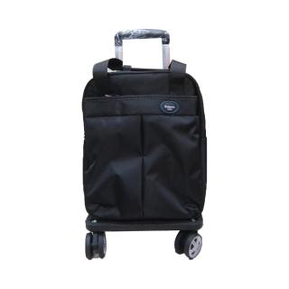【SNOW.bagshop】拉桿袋360度拉桿型大容量(可手提拉桿可分離式防水尼龍布同16寸箱容量)
