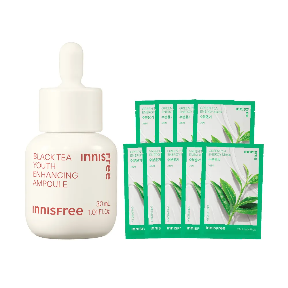 【INNISFREE】紅茶極效修護安瓶 30ml(抗老精華)