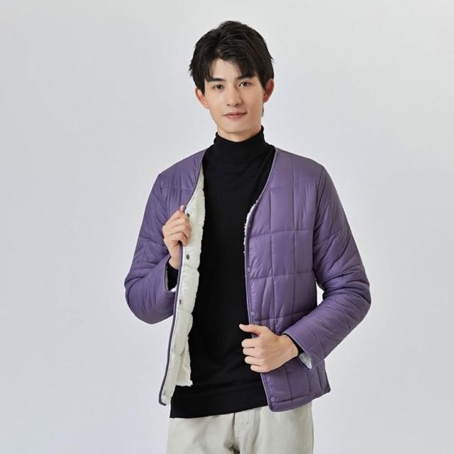 【巴黎精品】現貨+預購 鋪棉外套休閒夾克(方格加厚加絨短款男外套5色a1hp41)