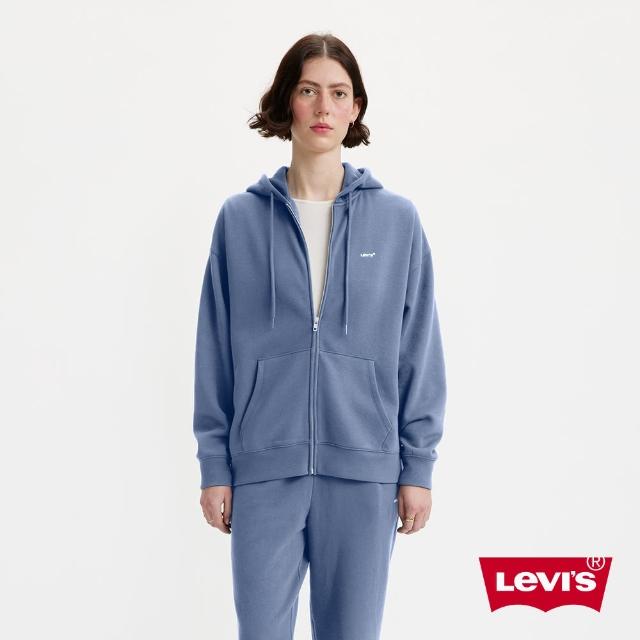 【LEVIS 官方旗艦】女款 長袖LOGO連帽外套 熱賣單品 A5945-0006