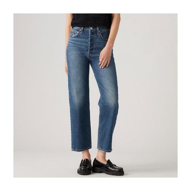 【LEVIS】Ribcage Straight Ankle女款超高腰直筒及踝丹寧牛仔褲 熱賣單品 72693-0218