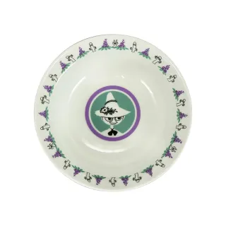 【yamaka】moomin 嚕嚕米 典雅精緻系列 陶瓷餐碗 18cm 阿金(餐具雜貨)