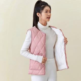 【巴黎精品】現貨+預購 背心外套鋪棉夾克(羊羔毛坎肩加絨加厚女外套5色a1hp5)