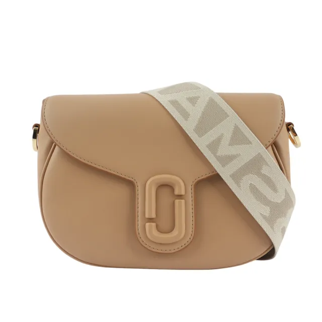 【MARC JACOBS 馬克賈伯】THE MESSENGER 翻蓋馬鞍斜背包(駝色)