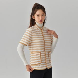【巴黎精品】現貨+預購 棉質外套休閒夾克(短袖針織棉衣保暖女外套3色a1hp13)