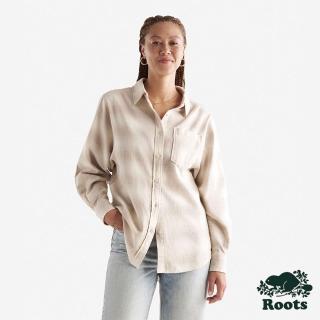 【Roots】Roots女裝- MANNING FLANNEL RELAXED 襯衫(奶油色)