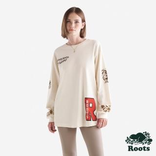 【Roots】Roots女裝- OUTDOOR GUILD 長袖上衣(米白色)