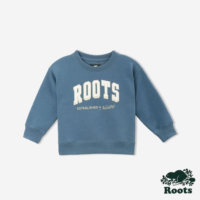 【Roots】Roots 小童-NOVA SCOTIA ARCH 圓領上衣(藍色)