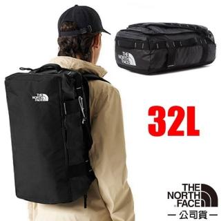 【The North Face】BASE CAMP VOYAGER DUFFEL 多功能背提兩用行李包32L.後背包(52RR-53R 時尚黑)