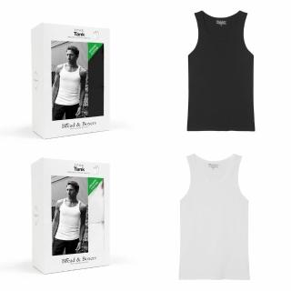 【Bread & Boxers】兩件組｜Tank 有機棉男用背心