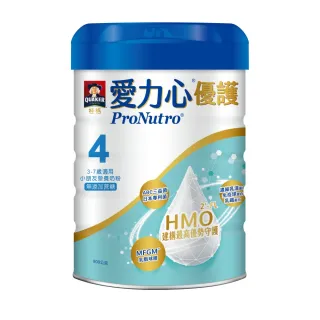 【QUAKER 桂格】愛力心優護小朋友營養奶粉800g*6罐(4號 3-7歲幼童適用 無添加蔗糖)