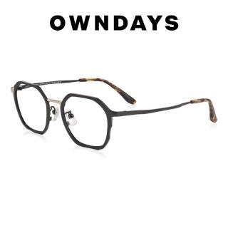 【OWNDAYS】品牌10週年限定日本製多角形款鈦金屬鏡框(TWSP1003Z-4A C2 金)