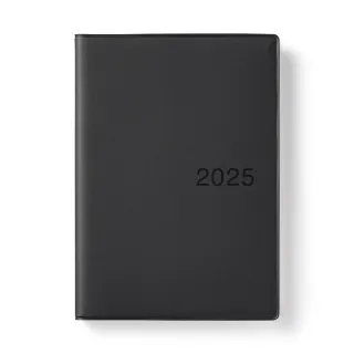 【MUJI 無印良品】月週筆記本/2024年12月開始/深灰.A6