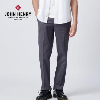 【JOHN HENRY】TRANQUIL中腰休閒長褲-深灰