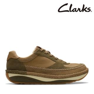 【Clarks】男鞋 Un Soul Act異材質拼接縫線設計厚底休閒鞋(CLM79843C)