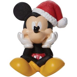 【Enesco】精品家飾 Disney 迪士尼 節慶系列 米奇聖誕帽居家擺飾