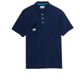 【KAPPA】義大利 型男舒適吸濕排汗 POLO衫(丈青 321S7NWB29)