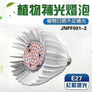 【JIUNPEY 君沛】40W 紅藍混光E27植物燈泡(植物生長燈)