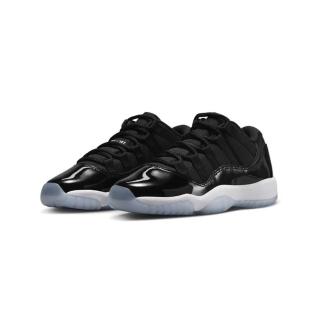 【NIKE 耐吉】Air Jordan 11 Retro Low Space Jam 黑藍冰底 GS FV5121-004 AJ11 大童鞋 休閒鞋