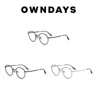 【OWNDAYS】品牌10週年限定日本製圓框款鈦金屬鏡框(TWSP1004Z-4A)