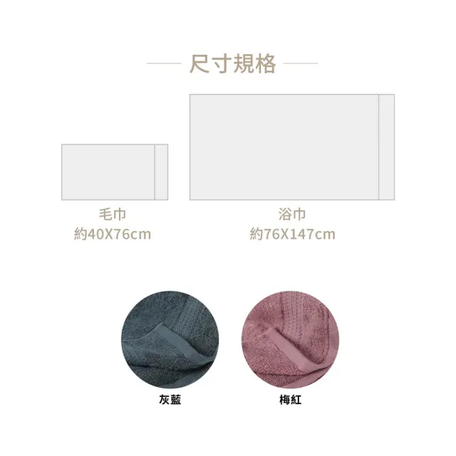 【棉花共和國】2件組-LIFE 白金埃及棉浴巾(76*147CM)｜選用頂級棉花中的白金GIZA95埃及棉、吸水親膚不悶熱