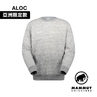 【Mammut 長毛象官方直營】Mammut Essential CrewNeck AF 圓領長袖內刷毛衛衣 鉑金灰 中性款 #1014-05560