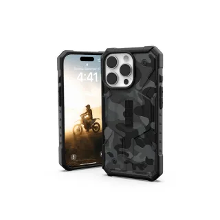 【UAG】iPhone 16 Pro 磁吸耐衝擊經典保護殼-迷彩黑(支援MagSafe無線充電)