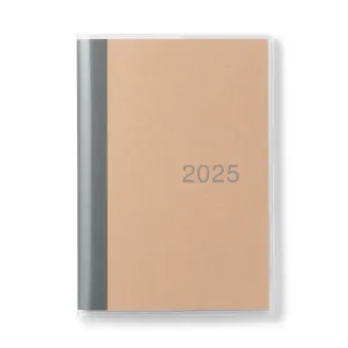 【MUJI 無印良品】月間筆記本/2024年12月開始/A6